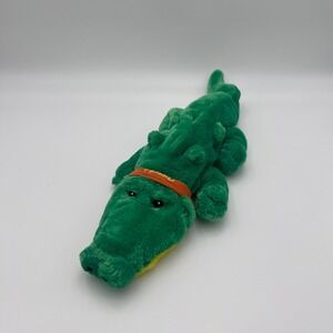 Cheerful Green Alligator Plush Stuffed Animal 12 Inch Soft Reptile Toy